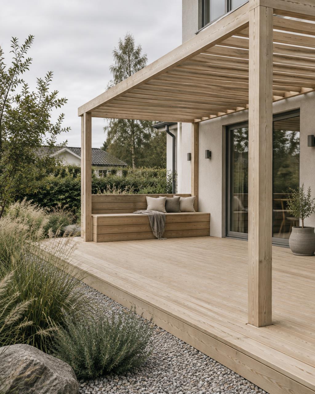 Exempelbild: Trädäck & pergola